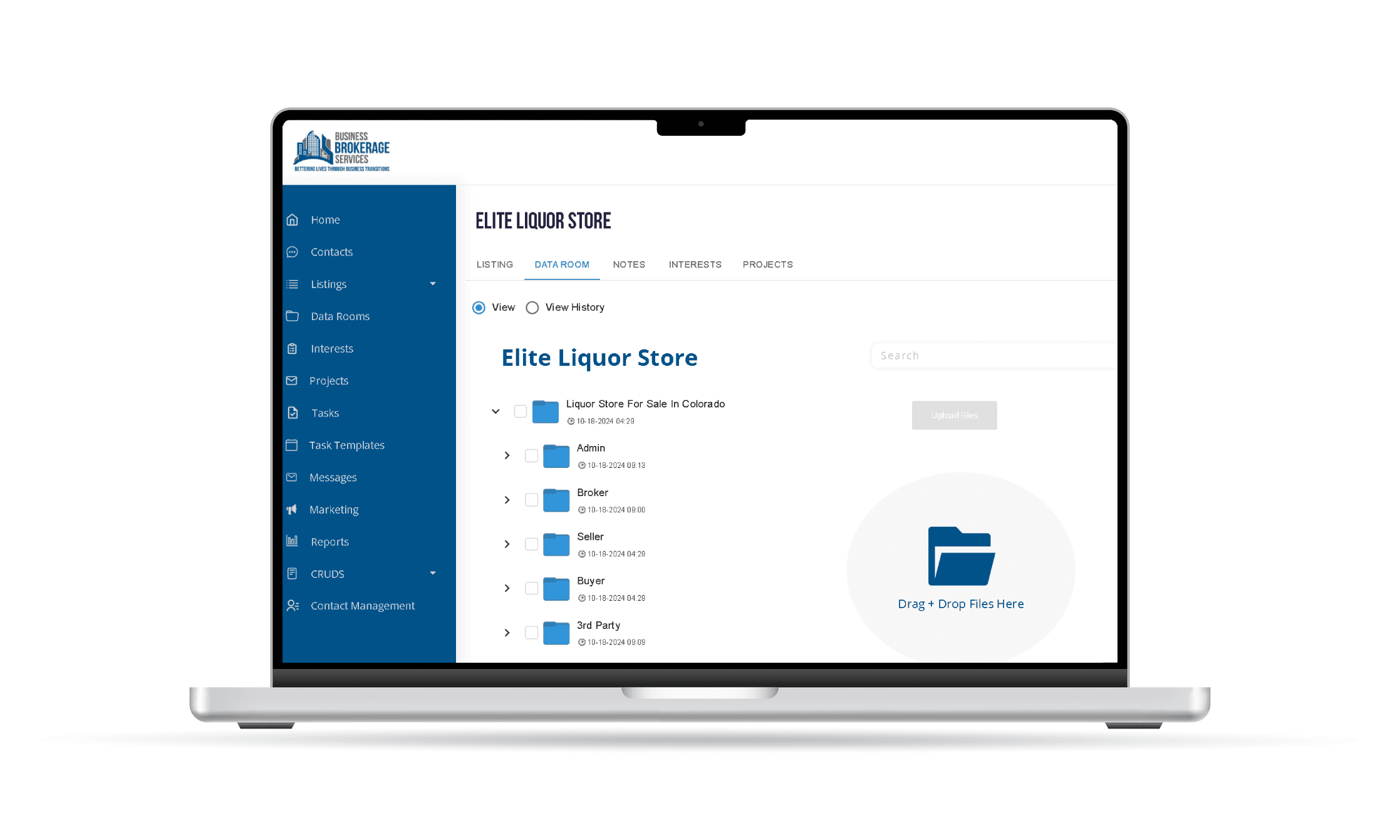 Salestream CRM resource view